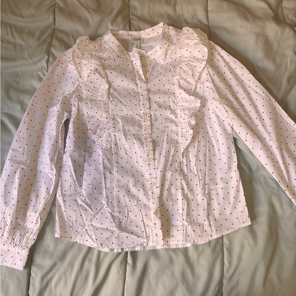 J.Crew Women’s Blouse With Cuffs Size S
